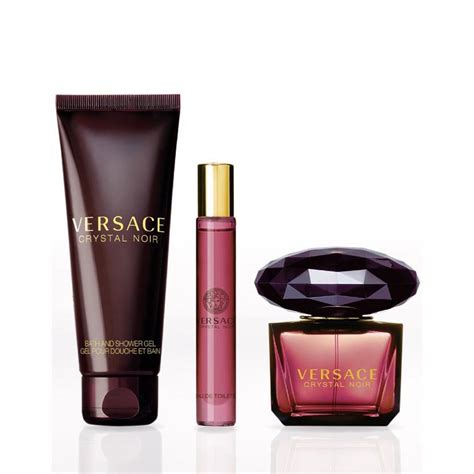 versace crystal noir body lotion